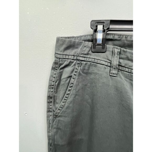 J Crew‎ Chino Teens size 18 gray flat front pants Cotton 32x30 - Picture 4 of 5